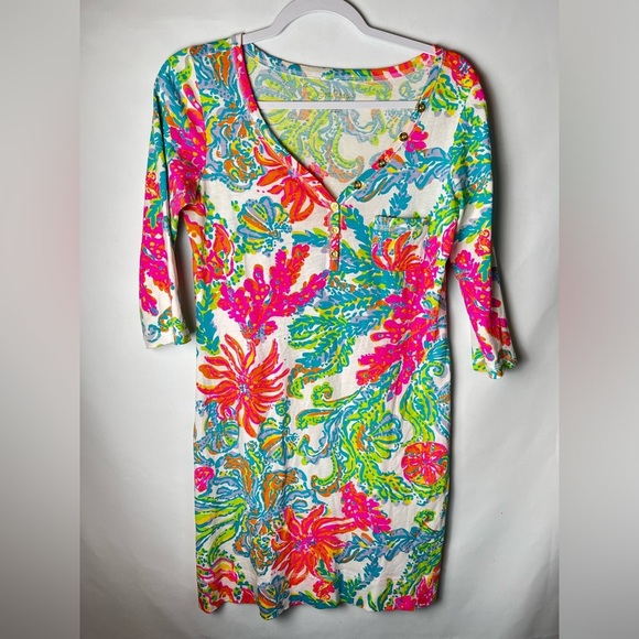 NWOT Lilly Pulitzer Palmetto Dress Resort White Casa Marina Size S - Picture 2 of 8